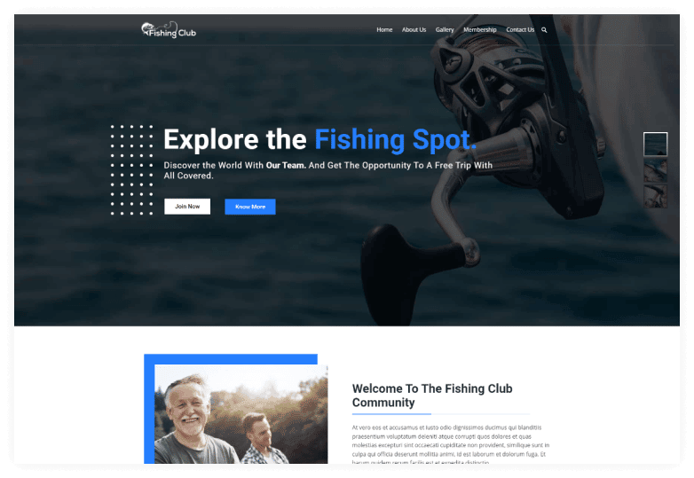 Fishing Yacht - Water Sports WordPress Theme