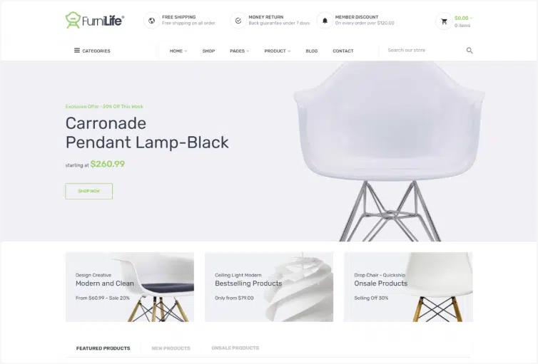 Furnilife - Furniture Shopify Theme