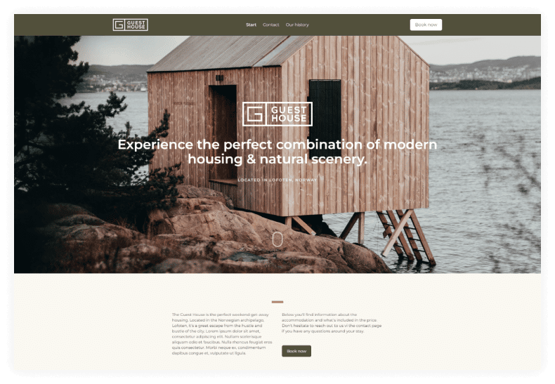 Guest House - Hotel Webflow Template