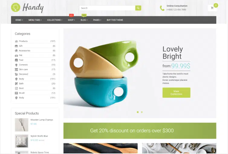 Handy Handmade Shop Shopify Theme