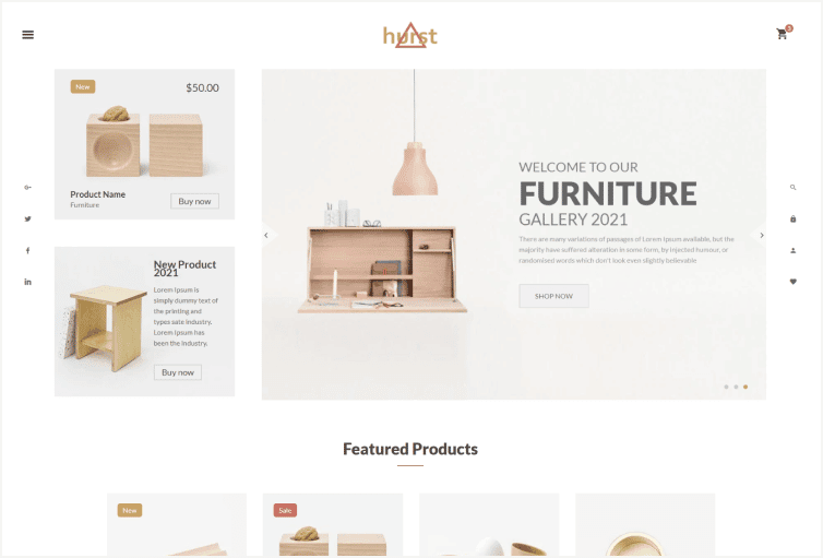 Hurst - Furniture Store eCommerce HTML Template