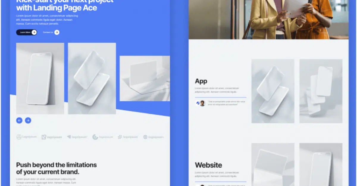 Landing Page Ace - Landing page Webflow Template