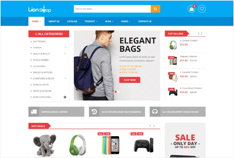 Lion – eCommerce Shopify Theme