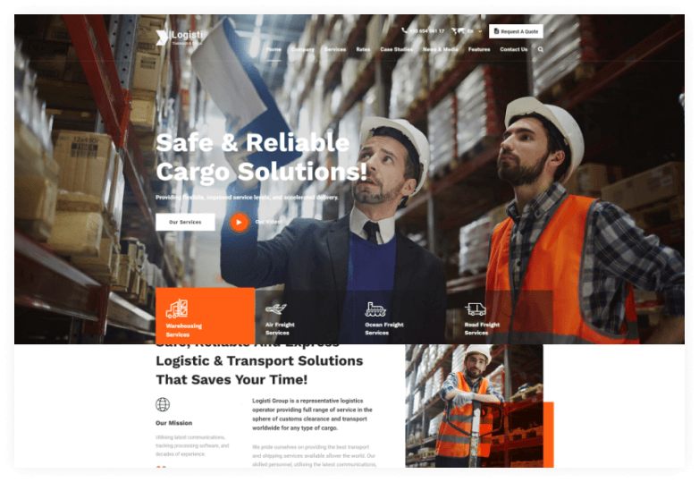 Logisti - Logistics & Transport HTML5 Template