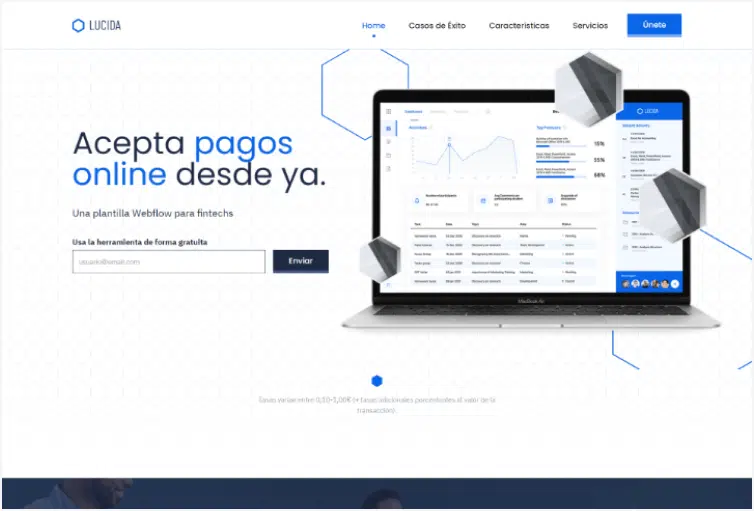 Lucida (ES) - Finance Webflow Template