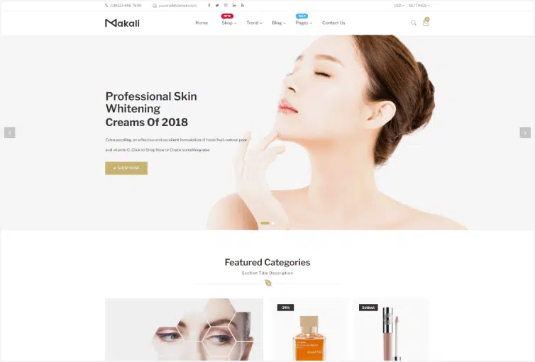 Makali- Multipurpose Shopify Theme
