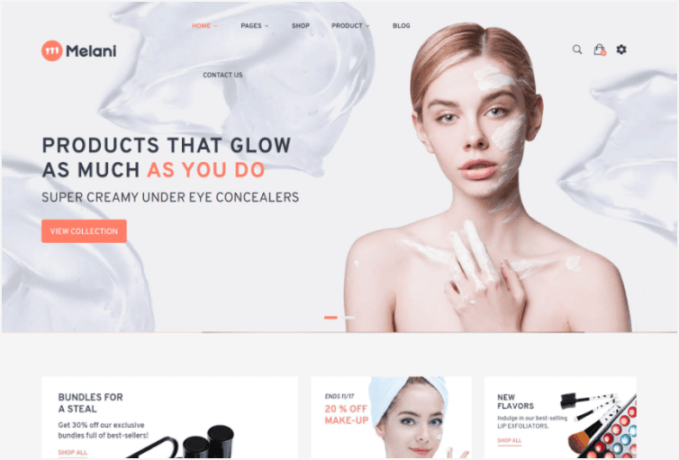 Melani - Cosmetic & Jewelry Shopify Theme