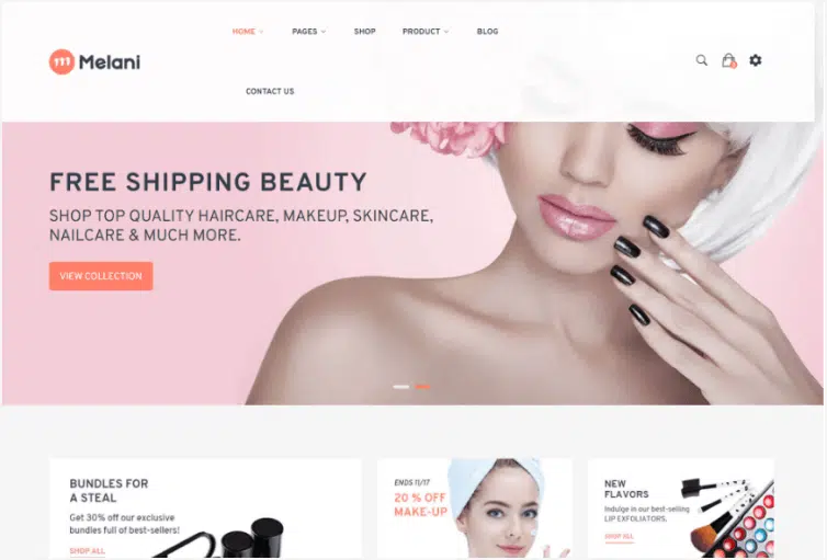 Melani - Cosmetic & Jewelry Shopify theme