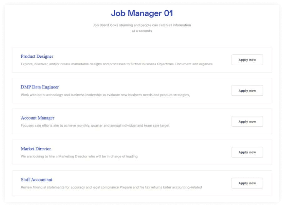  Elementor Job Manager Widget by Move Addons  