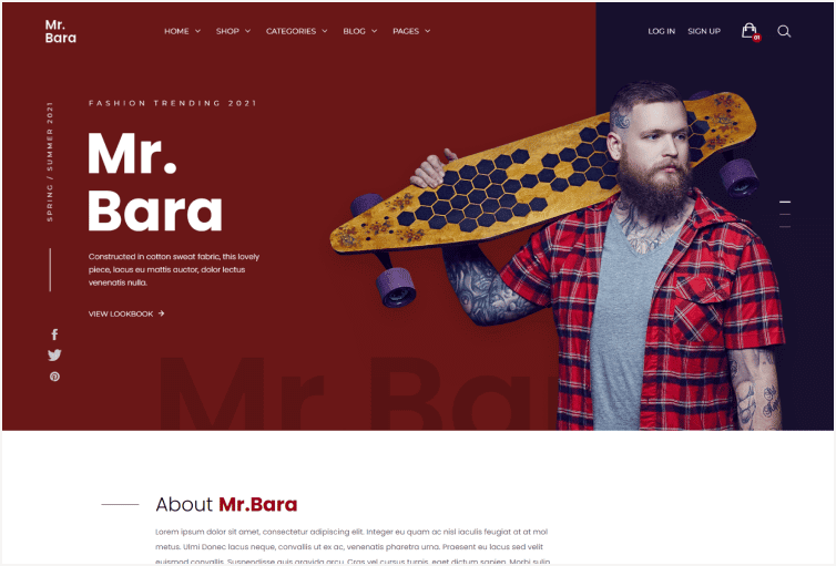 Mr.Bara – Multipurpose Bootstrap eCommerce HTML Template