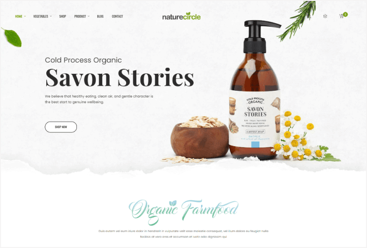 Naturecircle - Organic Food Shopify Theme