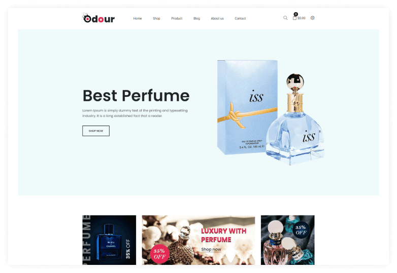 Odour – Perfume Store Shopify Theme