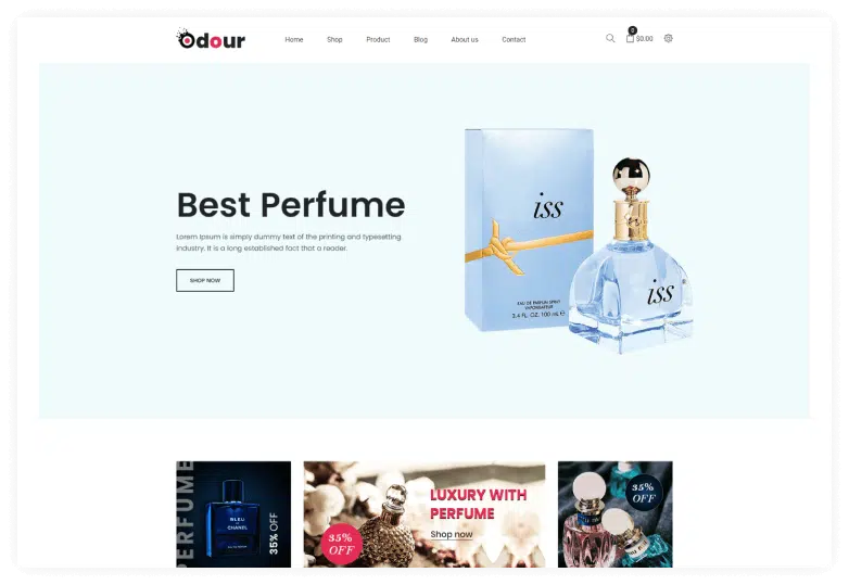 Odour – Perfume Store Shopify Theme