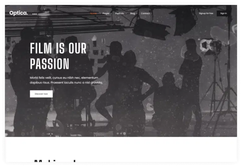 Optica - Creative Photography Studio HTML Template