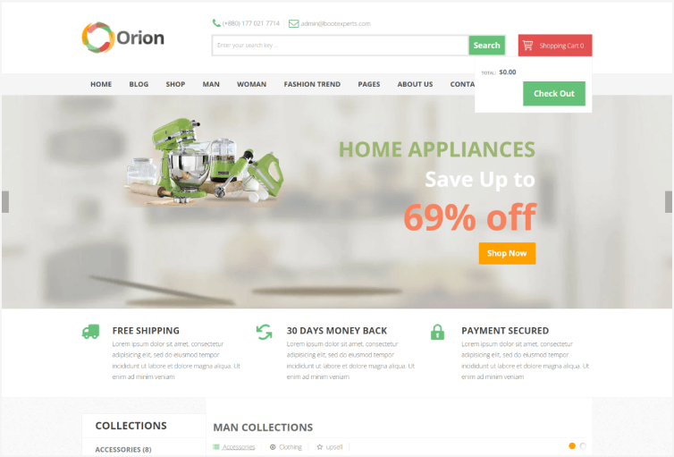 Orion - Mega Shop Shopify Theme