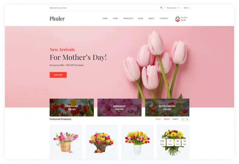 Phuler - Flower Shop Shopify Theme