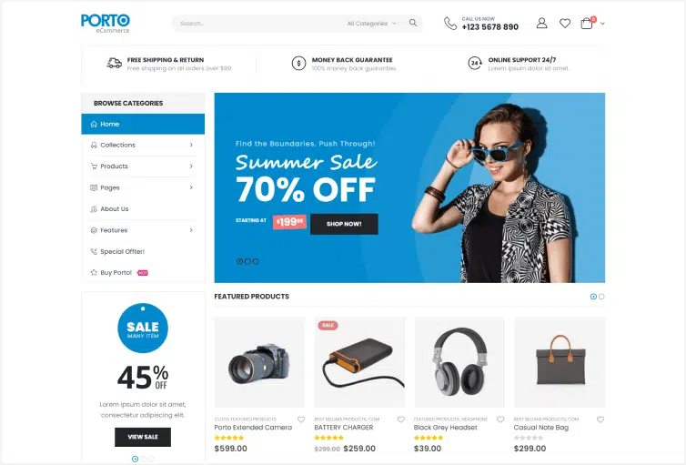 Porto Responsive Shopify Theme