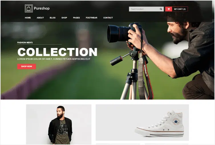 Pureshop – Fashion Shop HTML Template
