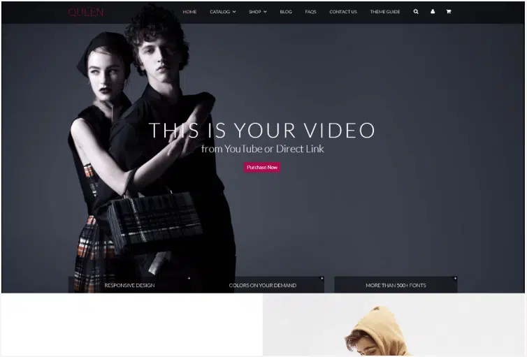 Queen Responsive Shopify Sections Theme