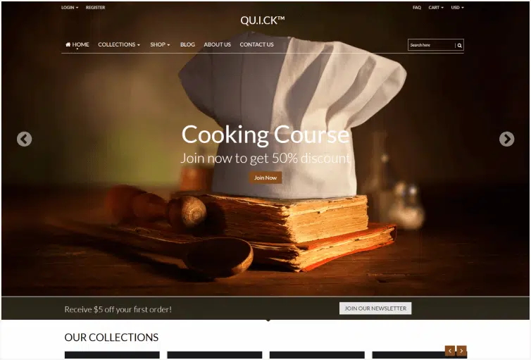 Quickshop Responsive Shopify Sections Theme