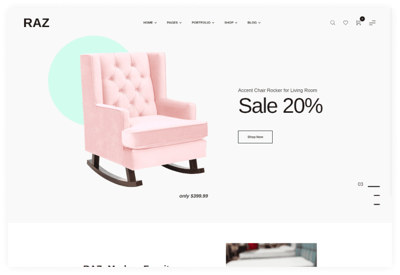 Raz – Furniture Shopify Theme