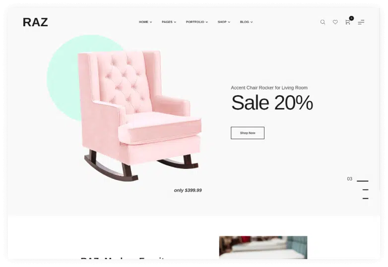 Raz – Furniture Shopify Theme