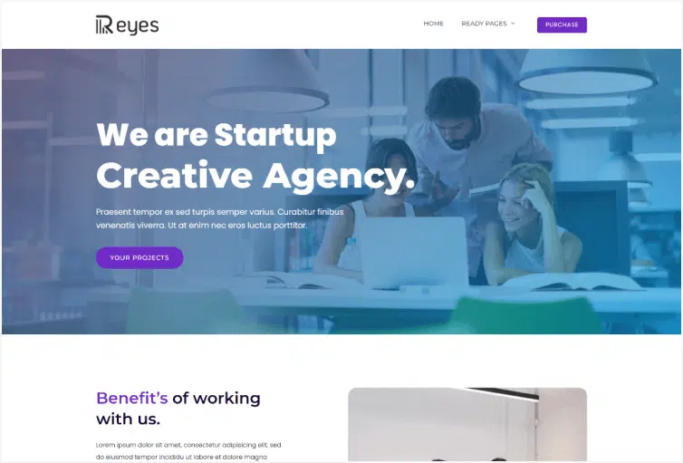 Reyes- Multipurpose Landing Page HTML Template