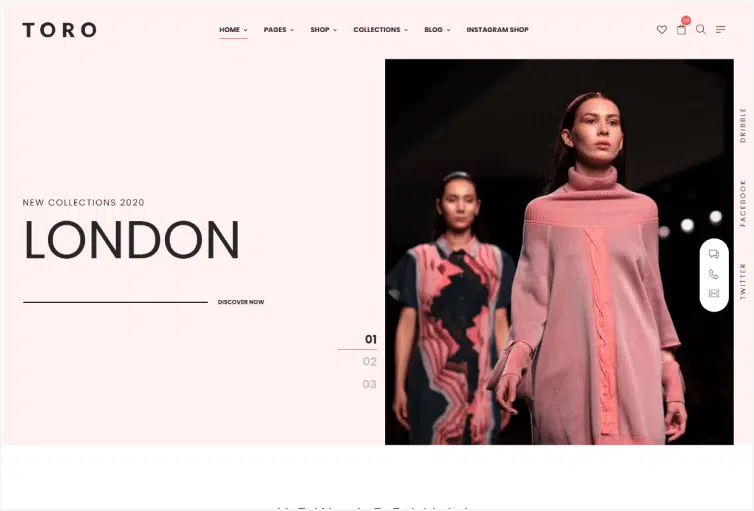 Toro – Minimal eCommerce HTML Template