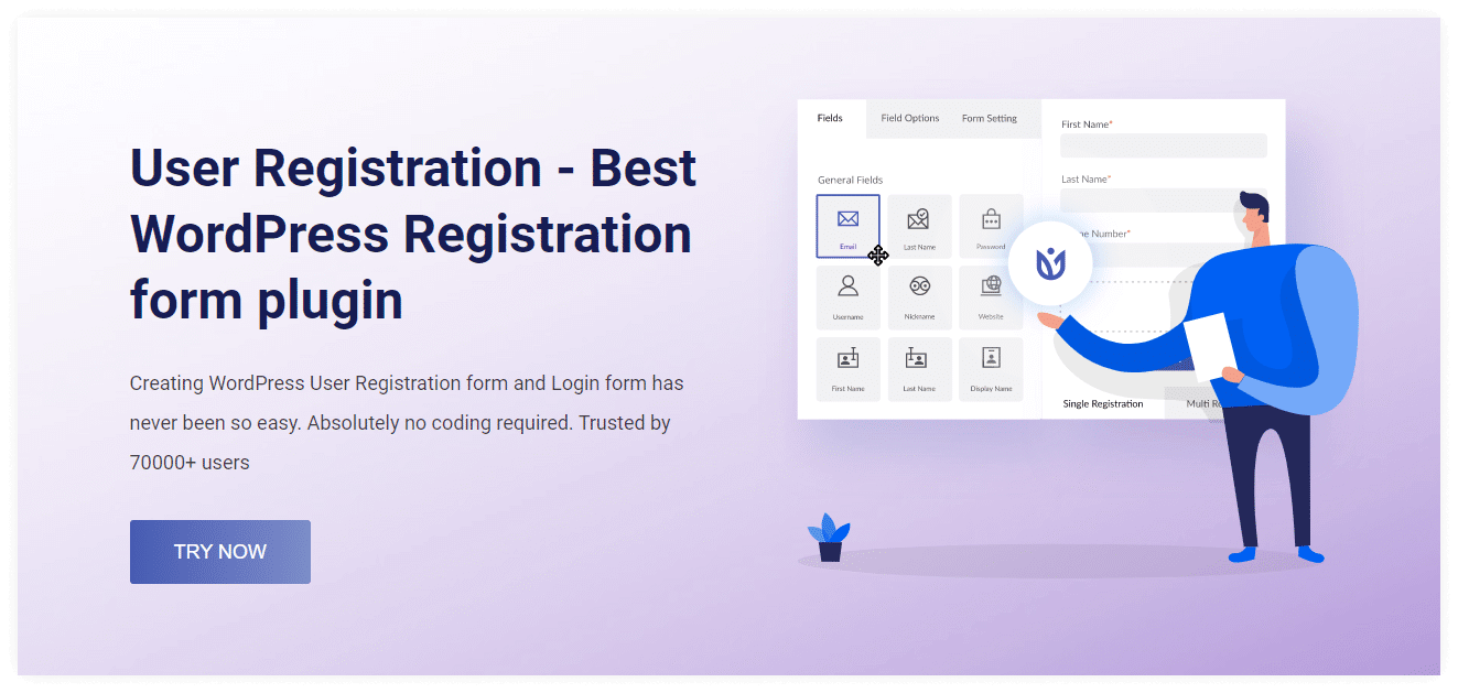 User Registration - WooCommerce My Account Page Customization Plugins