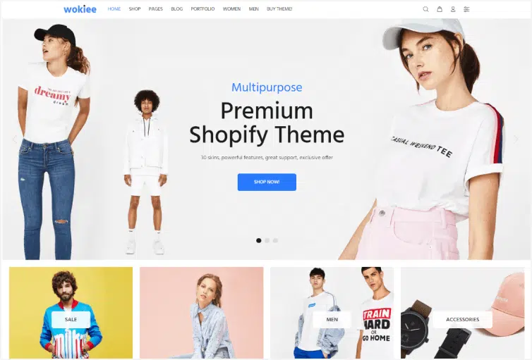 Wokiee - Multipurpose React eCommerce Template
