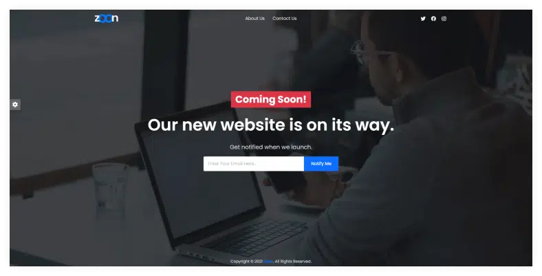Coming Soon Template