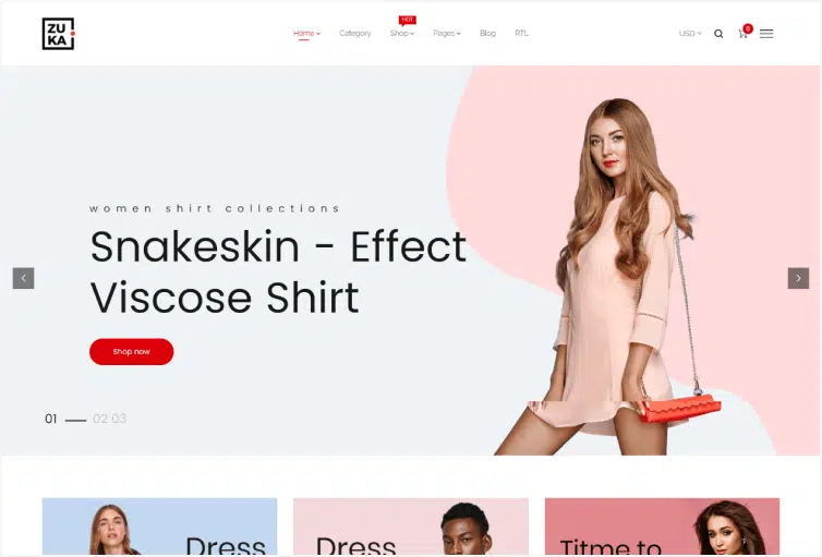 Minimal Shopify Theme - Zuka