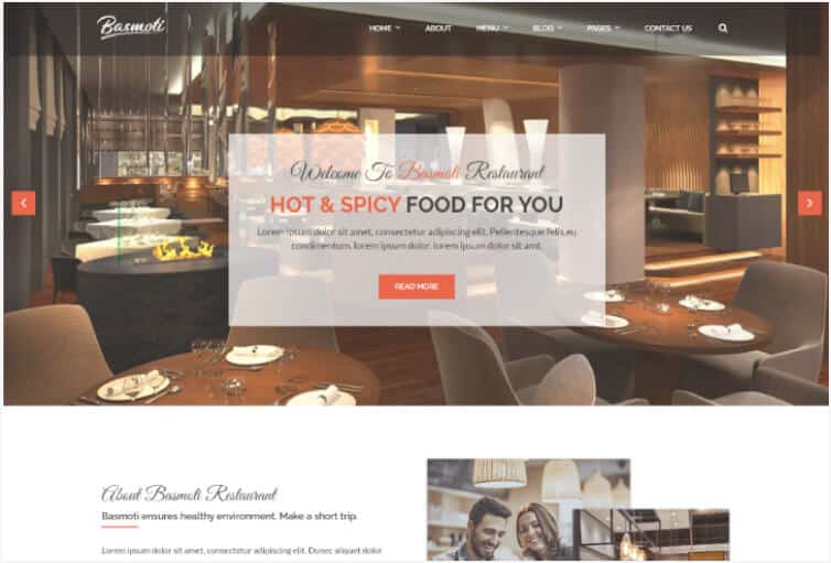 Basmoti - Restaurant HTML Template