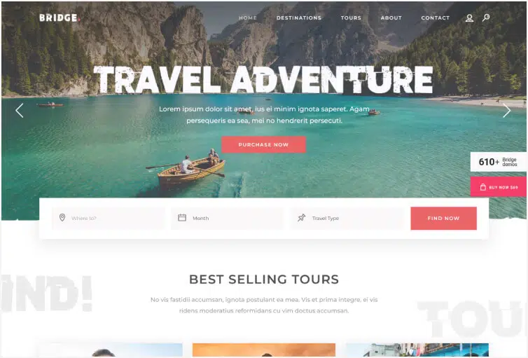 Bridge – Creative Multi-Purpose WordPress Theme