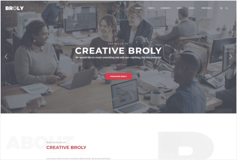 Broly Creative Multi-Concept HTML Template