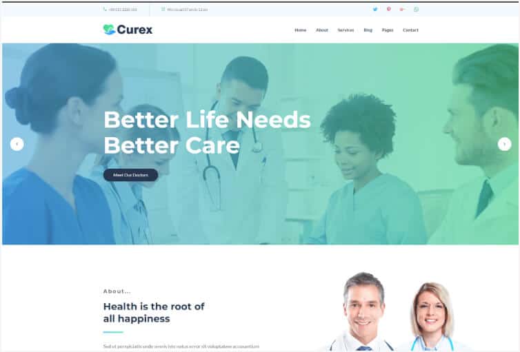 Curex - COVID 19 Medical HTML5 Template