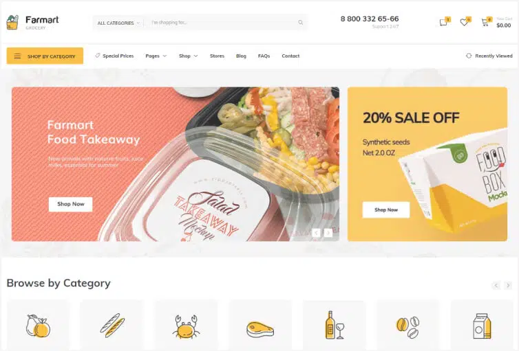 Farmart - Single or Multivendor Laravel eCommerce System