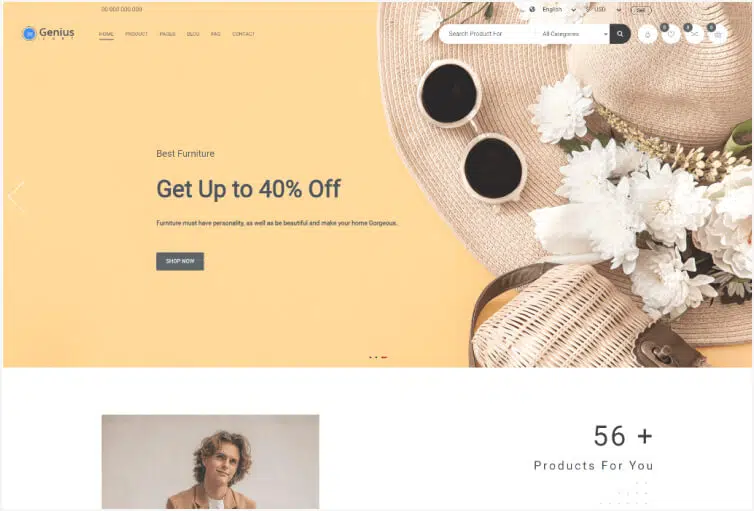 GeniusCart - Single or Multi-vendor eCommerce System with Physical and Digital Product Marketplace