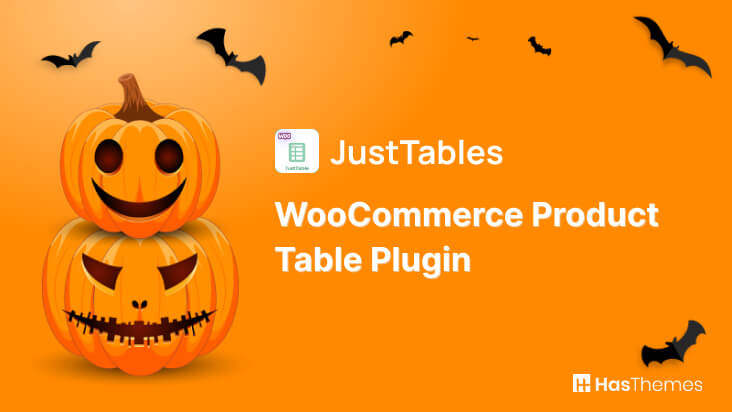 Just Table WooCommerce Product Table