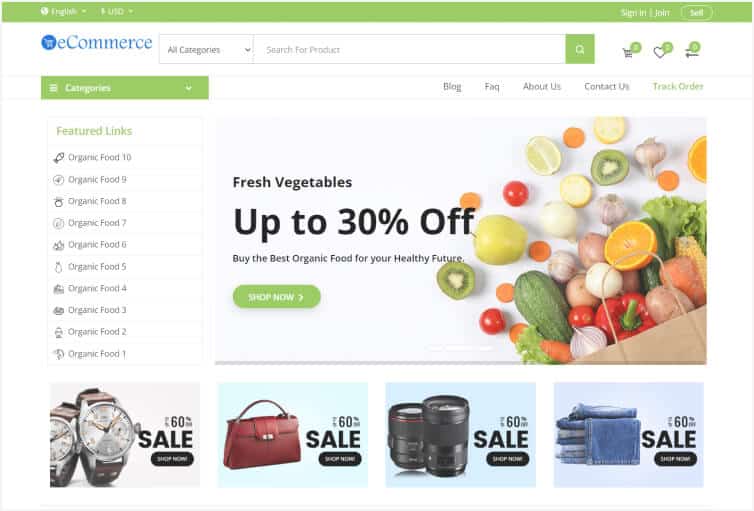 KingCommerce - All in One Single and Multi-vendor eCommerce Business Management System