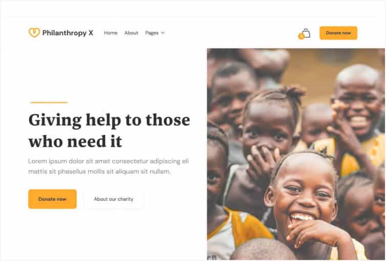 Philanthropy X - Charity Webflow Template