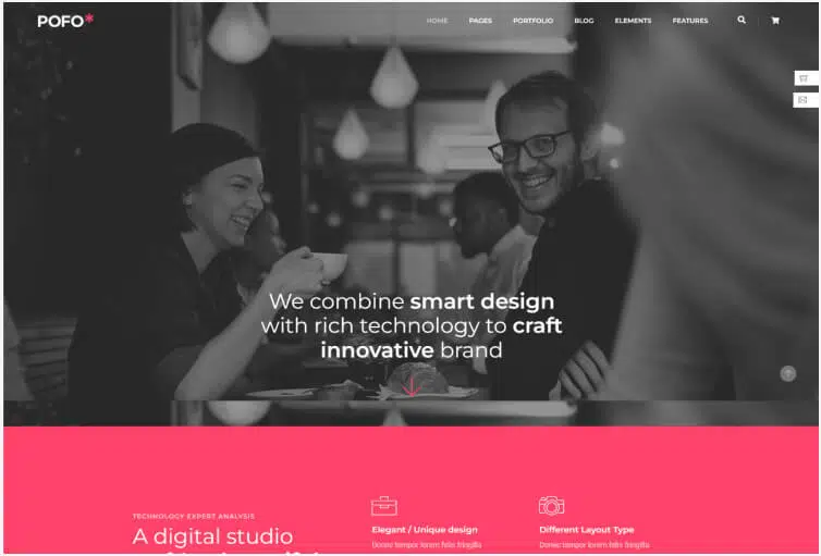 Pofo – Creative Portfolio and Blog WordPress Theme