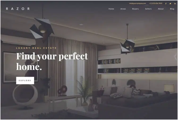 Razor - Real Estate Webflow Template