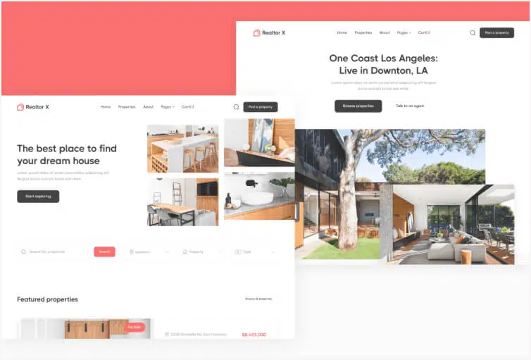 Realtor X - Real Estate Webflow Template