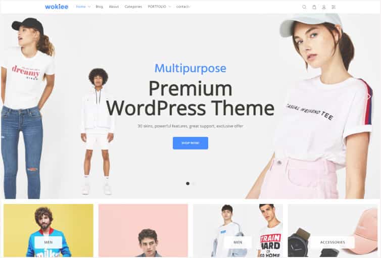 Wokiee – Multipurpose WooCommerce WordPress Theme