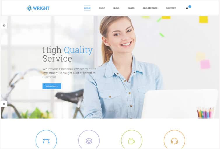 Wright – MultiPurpose HTML5 Template