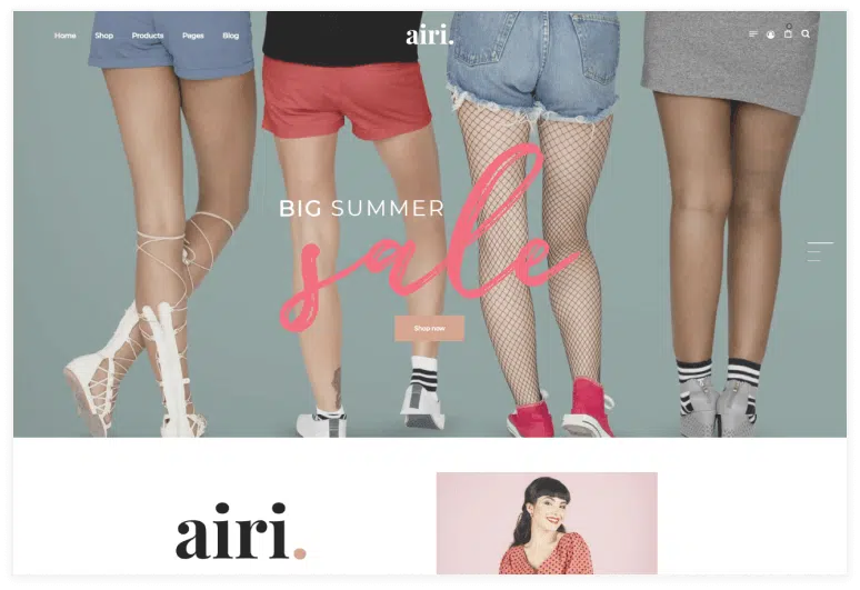 Minimal Shopify Theme - Airi