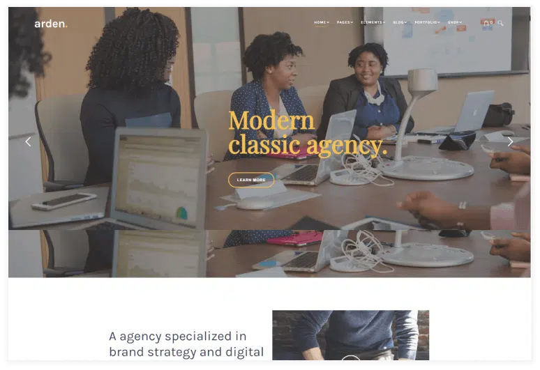 Arden – Multipurpose Multiple Pages HTML Template