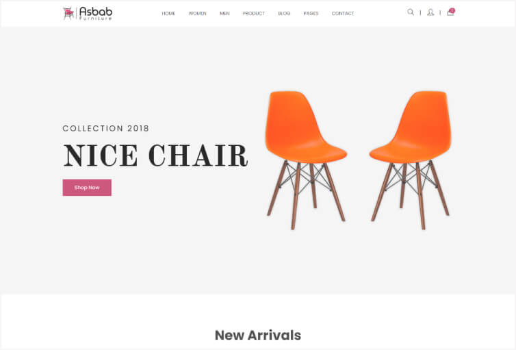 Asbab – Furniture HTML Template