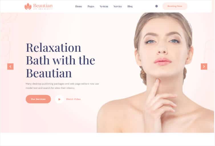 Beautian- Spa & Beauty HubSpot Theme